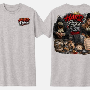 Hard Piecez Men Signature Tee(Ash)