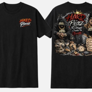 Hard Piecez Men Signature Tee(Black)