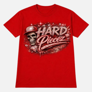Hard Piecez Men Red Diamond Tee(Red)