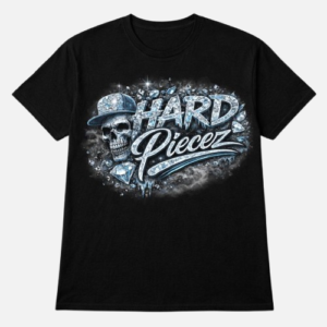 Hard Piecez Men Blue Diamond Tee(Black)